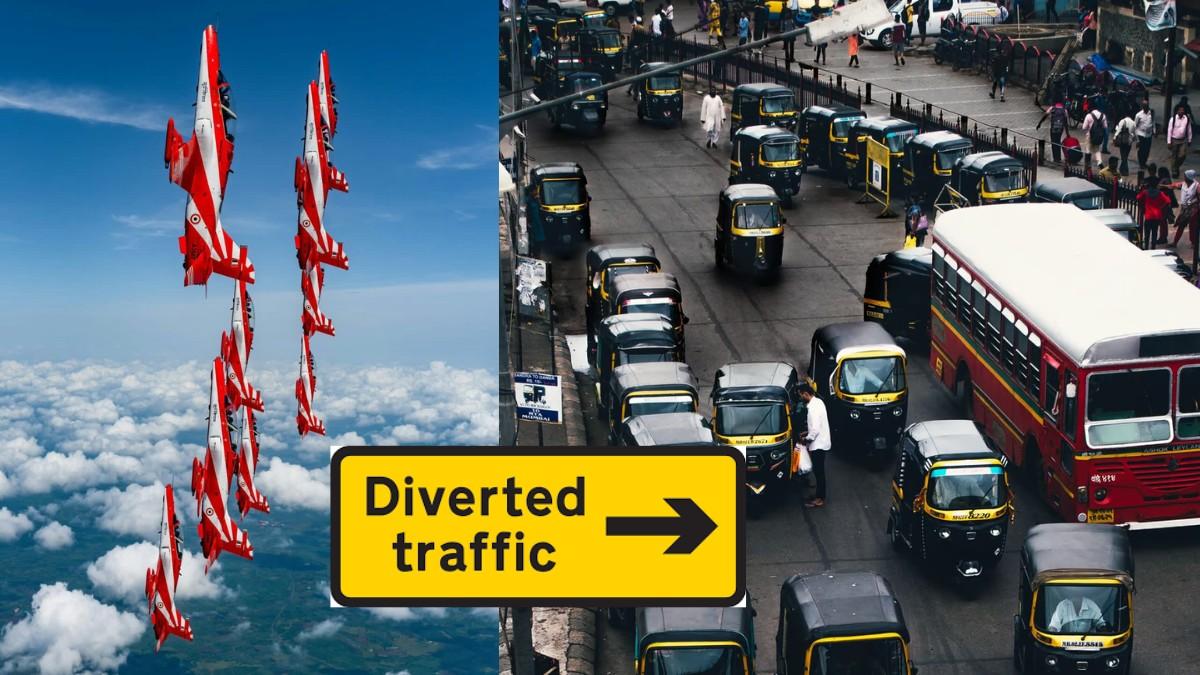 Mumbai Air Show 2024 Traffic Advisory Issued by Mumbai Police Ahead of