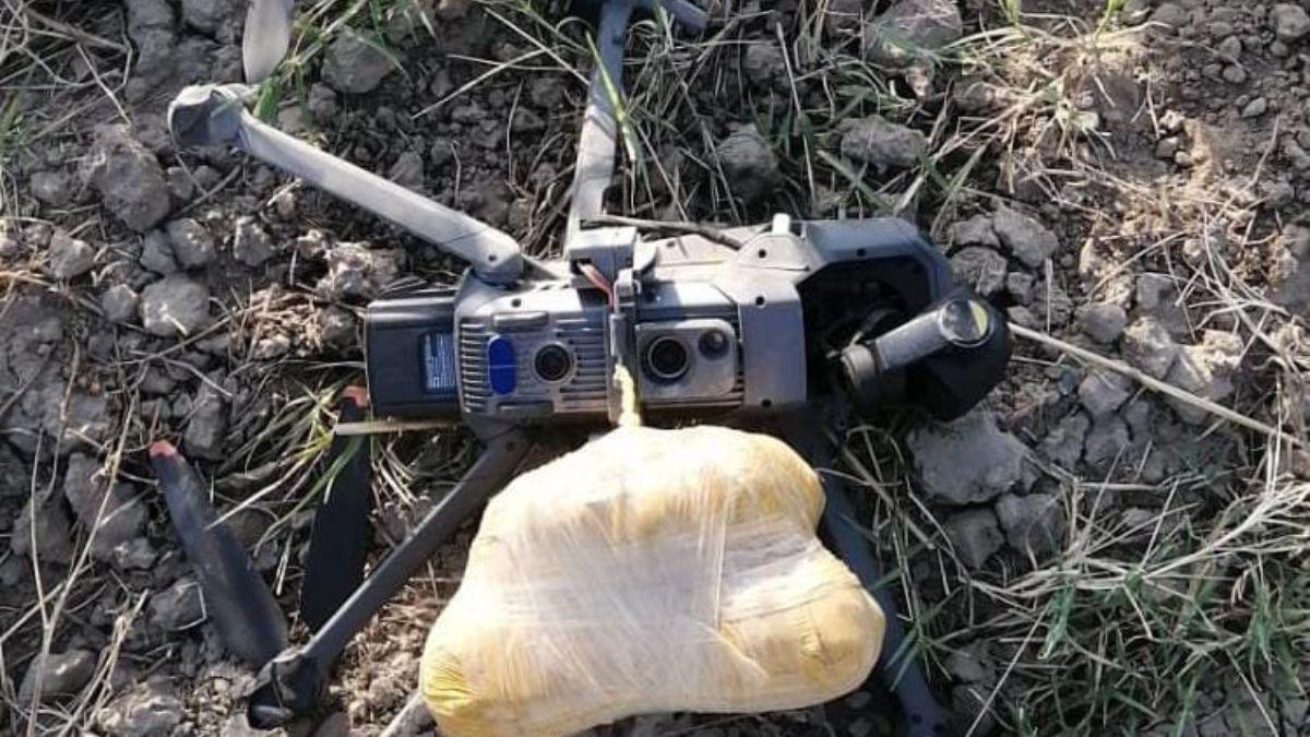 What was found inside the intercepted drone? What was found inside the intercepted drone?