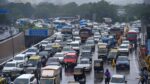 Traffic at Kalamboli Circle