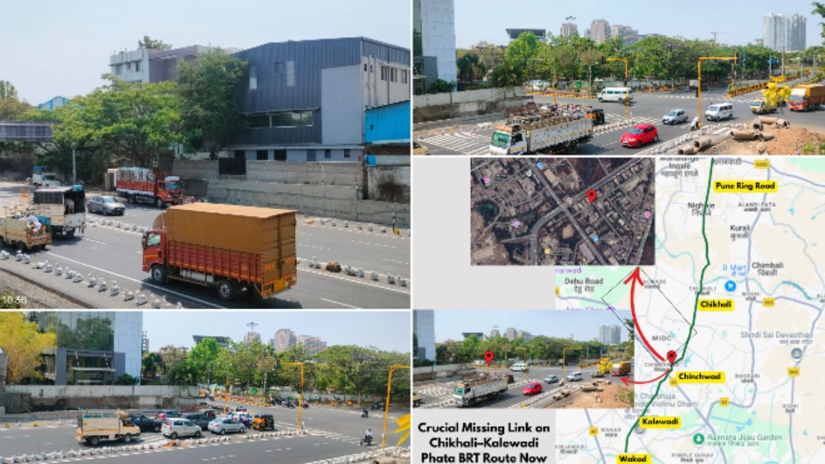 Chikhali-Kalewadi Phata BRT missing link Pune