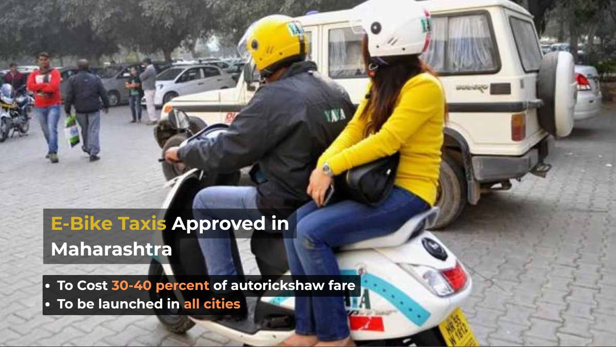 E-Bike Taxis Approved in Maharashtra