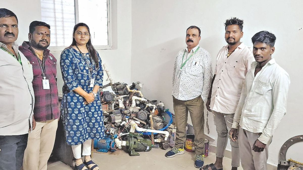 Illegal water pump connections