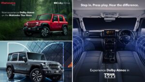 Mahindra Thar ROXX brings Dolby Atmos for an elevated entertainment experience