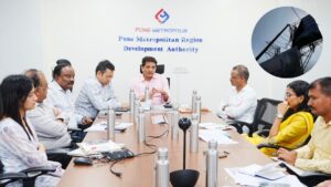 Pune: PMRDA Cracks Down on Unauthorized Hoardings and Encroachments, Warns of Criminal Action Against Those Obstructing Ongoing Drive