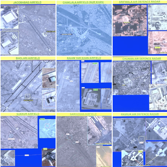 Indian Air Force retaliation after Pakistan drone attacks