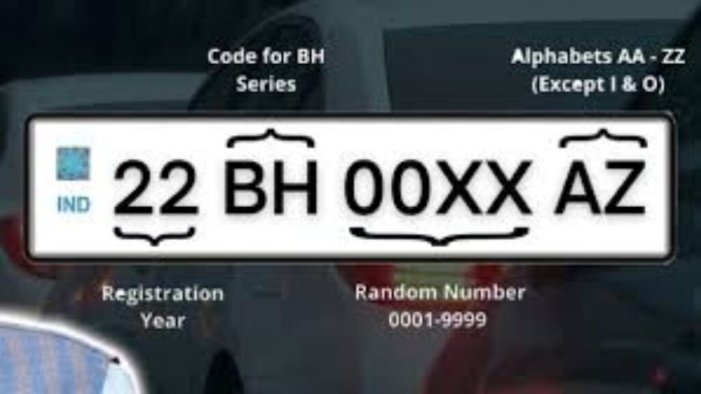 BH Series Number Plate