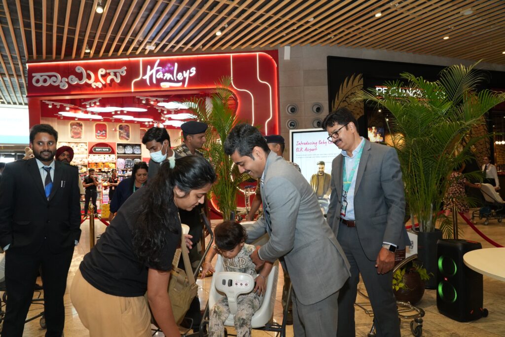 Bengaluru Airport baby carrier trolleys