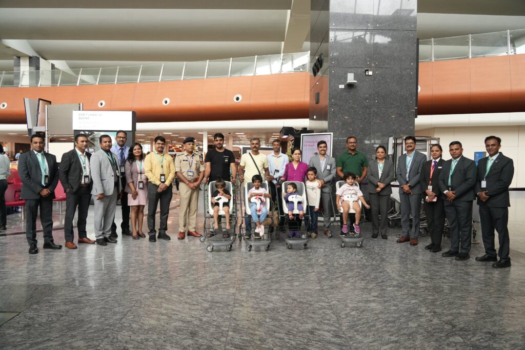 Bengaluru Airport baby carrier trolleys