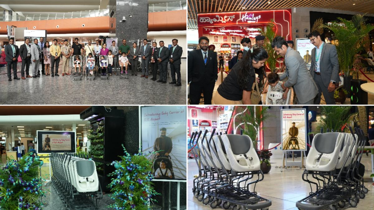 Bengaluru Airport Introduces Baby Carrier Trolleys for Hassle-Free Travel with Infants and Small Children