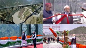 J&K Milestone: PM Modi Inaugurates Chenab & Anji Bridges, Flags Off Vande Bharat Trains to Srinagar