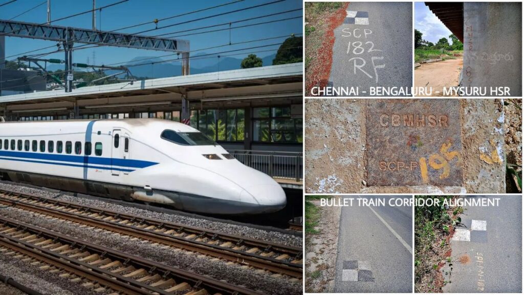 Chennai to Bengaluru in 2 Hours 25 Minutes? Chennai-Bengaluru-Mysuru Bullet Train Project Accelerates: Survey and Land Acquisition Underway