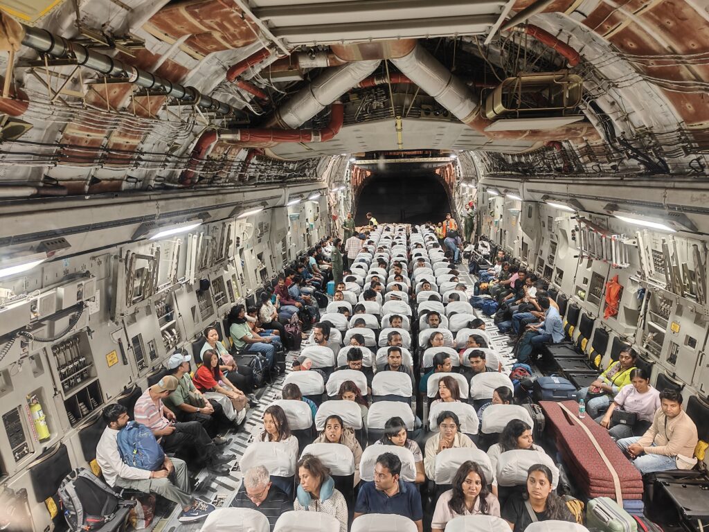 IAF evacuation mission from Israel