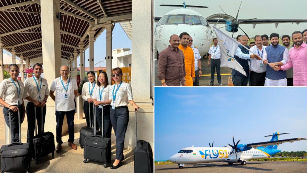 FLY91 Launches Direct Goa–Solapur Flights, Boosting Regional Connectivity to 8 Cities Including Pune
