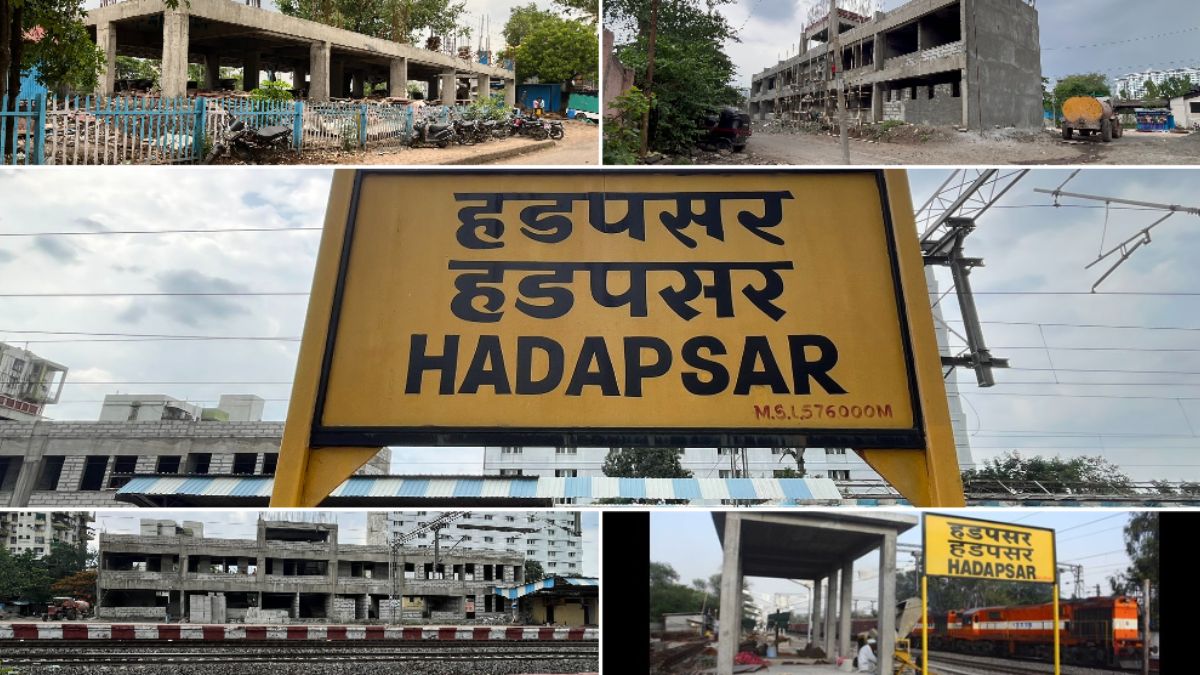 Hadapsar railway station redevelopment Pune
