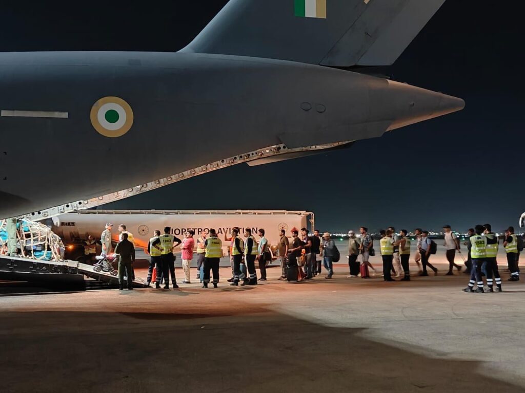 IAF evacuation mission from Israel