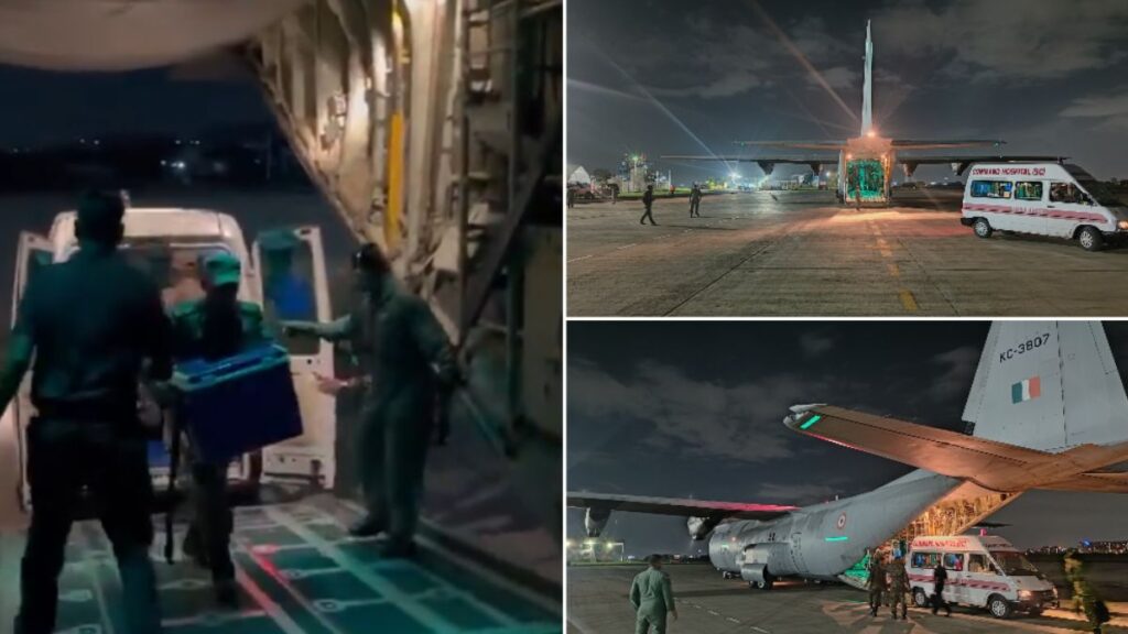 Indian Air Force’s Swift Overnight Mission Airlifts Liver and Kidneys from Pune to Delhi, Saving Lives