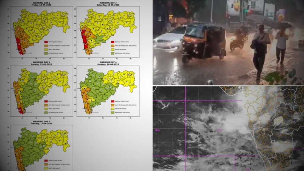 Maharashtra Weather: Heavy Rains Over the Weekend as Mumbai, Pune and Thane On Orange Alert; Konkan on Red Alert