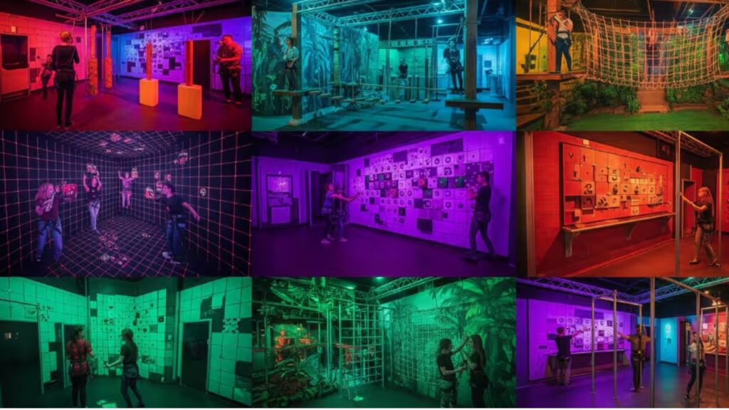 Escape Rooms & Indoor Adventure Parks – Various Locations