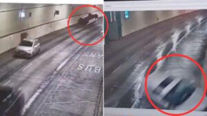 Vehicles Skid in Mumbai Coastal Road Tunnels Due to Wet Surfaces; Police Urge Caution