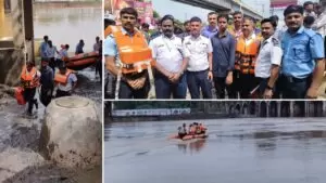 Pune: 16-Year-Old Vedant Botre Rescued from River by PCMC Fire Brigade in Daring Harris Bridge Operation