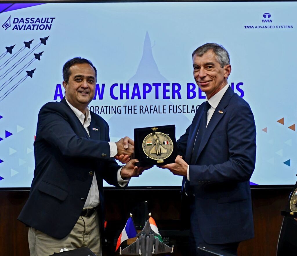 Dassault Aviation, Tata Advanced Systems to Manufacture Rafale Fuselage in India
