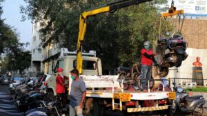 Pune parking fines towing charges