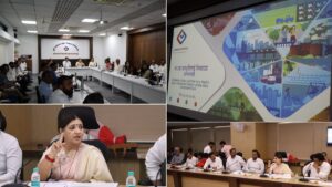 Pune urban development PMRDA PMC meeting Madhuri Misal Metro Line-3 Ring Road