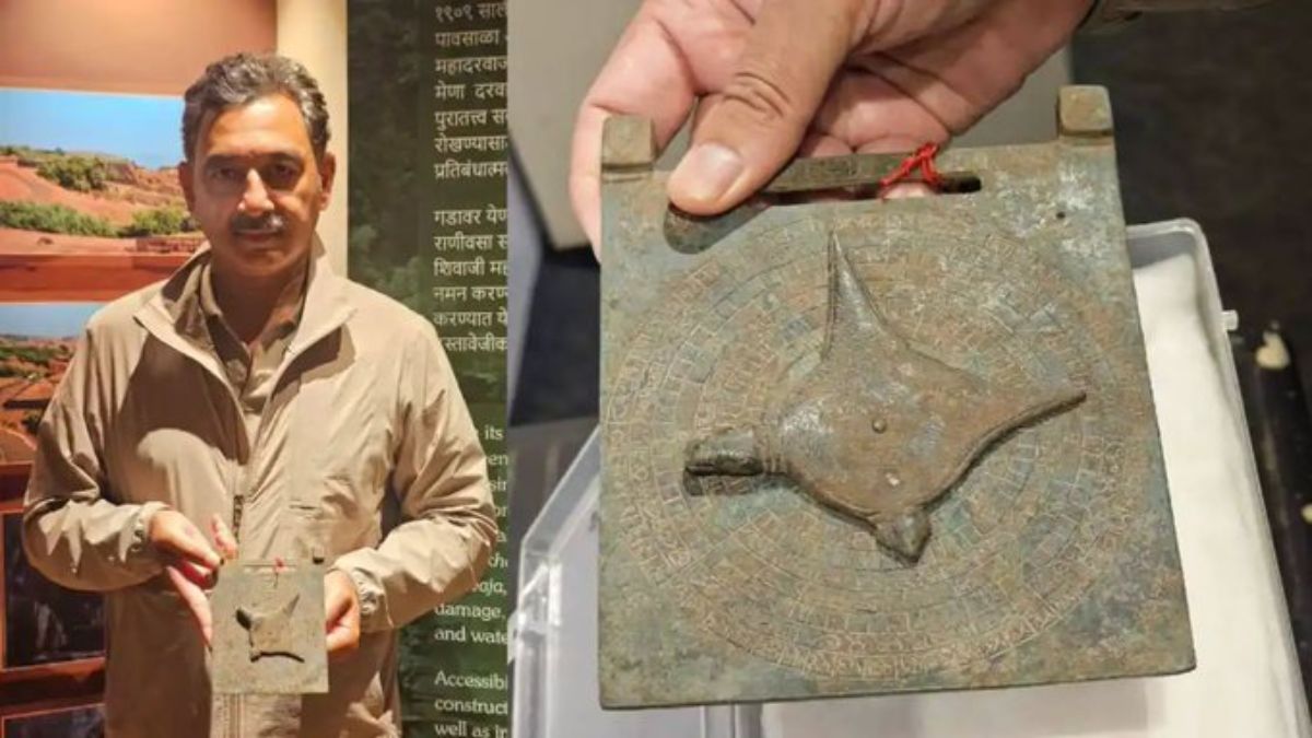 Ancient 'GPS' Found! Rare Shivaji-Era Astrolabe Discovered in Raigad Fort Excavation