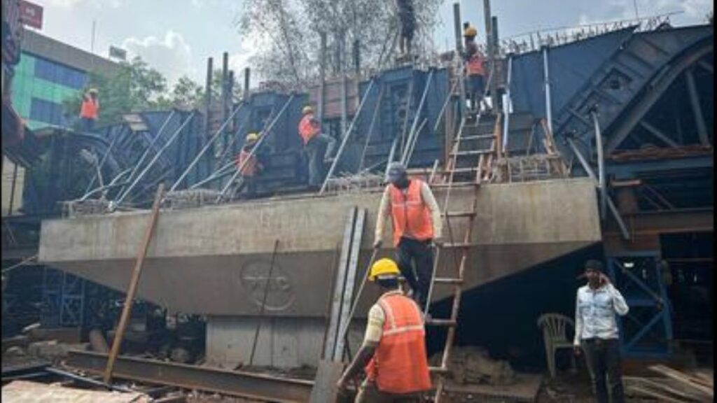 Pune: Night Work Begins on Sadhu Vaswani Overbridge Project to Ease Traffic Congestion