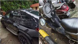 Mumbai: 19-Year-Old Engineering Student Booked After Speeding Mercedes Kills Woman, Injures Husband in Kharghar