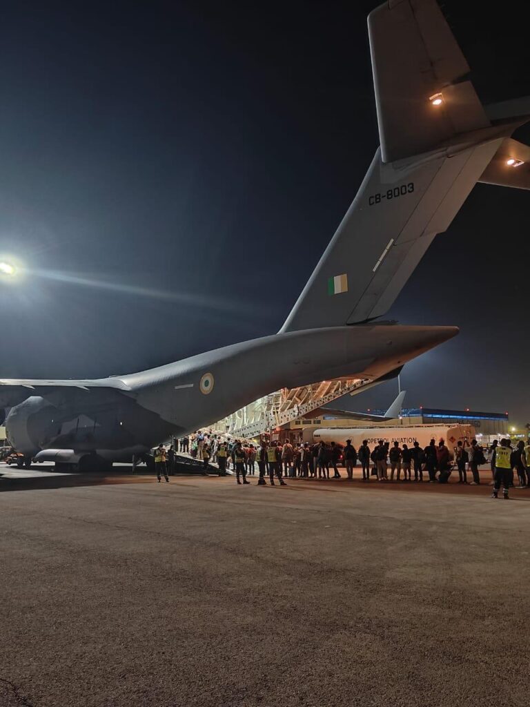 IAF evacuation mission from Israel