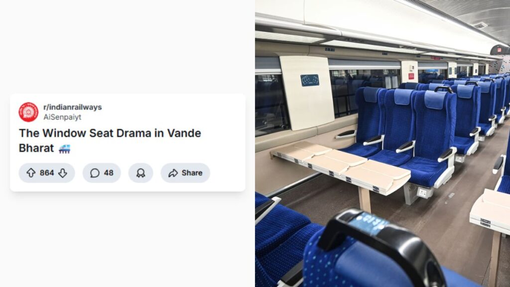 Vande Bharat window seat drama