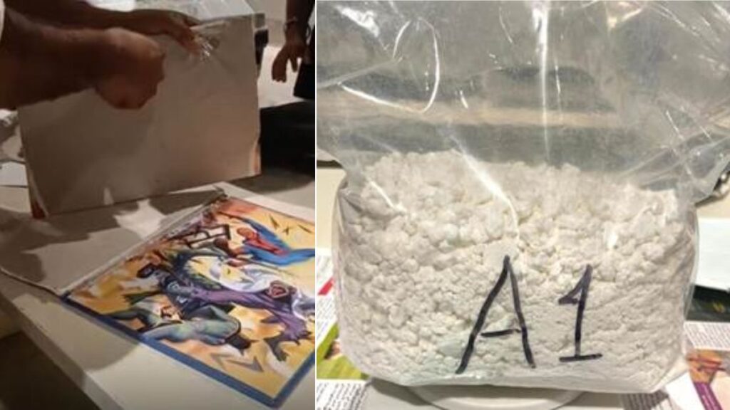 Bengaluru Airport Drug Bust: DRI Seizes 4 kg Cocaine Worth Rs. 40 Crore Hidden in Superhero Comics, Arrests Passenger 1 Bengaluru Airport cocaine seizure