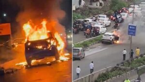 Car fires in Pune