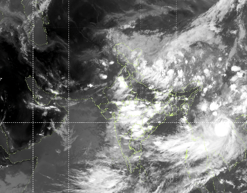 Maharashtra Weather Update: Heavy to Very Heavy Rainfall Expected Across State for Next 4-5 Days 2 Cloud Cover as Seen in Satellite Images