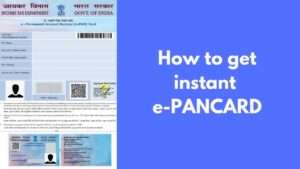 E-PAN Card