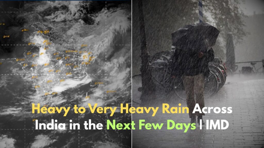 Heavy Rainfall Alert: IMD Predicts Widespread Monsoon Showers Across India 1 Heavy Rainfall Alert in India