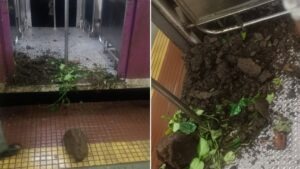 Landslide hits train at Kasara station