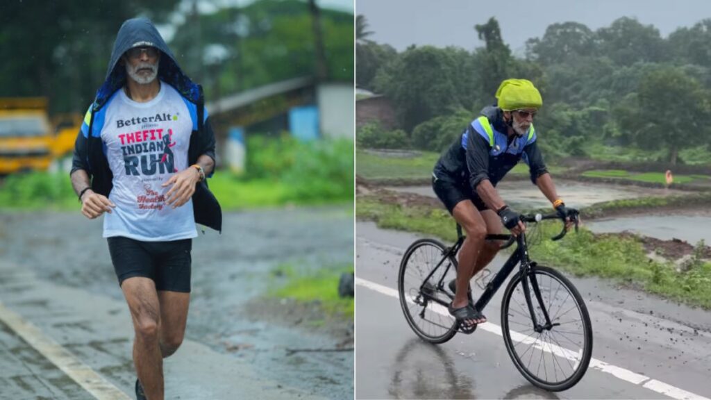 Milind Soman Runs and Cycles 600km from Mumbai to Goa in 5 Days, Redefines Fitness at 60 1 Milind Soman 600km Mumbai to Goa run
