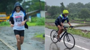 Milind Soman 600km Mumbai to Goa run