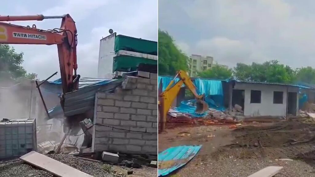 PMRDA encroachment drive Pune