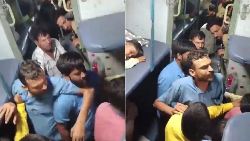 Passenger Beaten on Train for Complaining