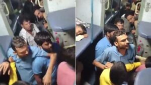 Passenger Beaten on Train for Complaining