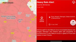 Pune Red Alert Heavy Rain