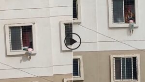 Pune firefighter rescue child saved from falling