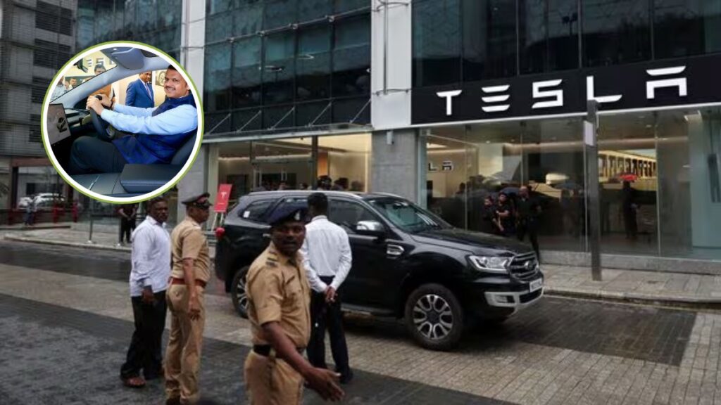 First Tesla Showroom in India Inaugurated by CM Fadnavis: Model Y Starts at ₹59.89 Lakh, Deliveries Begin Q3 2025 1 Tesla Model Y India