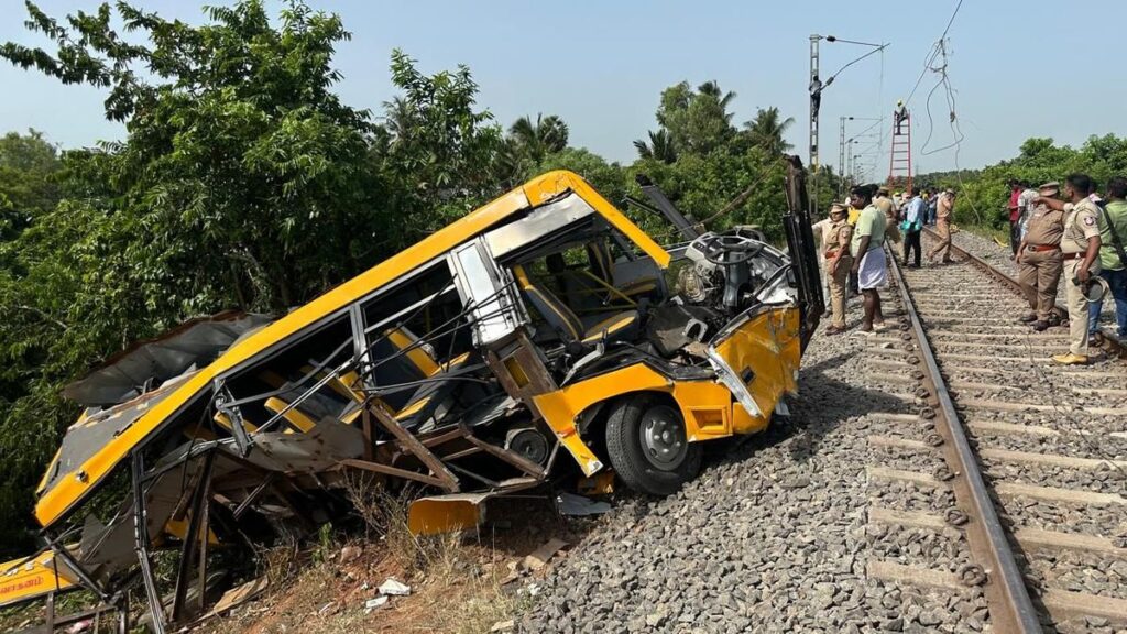 Train accident in Cuddalore