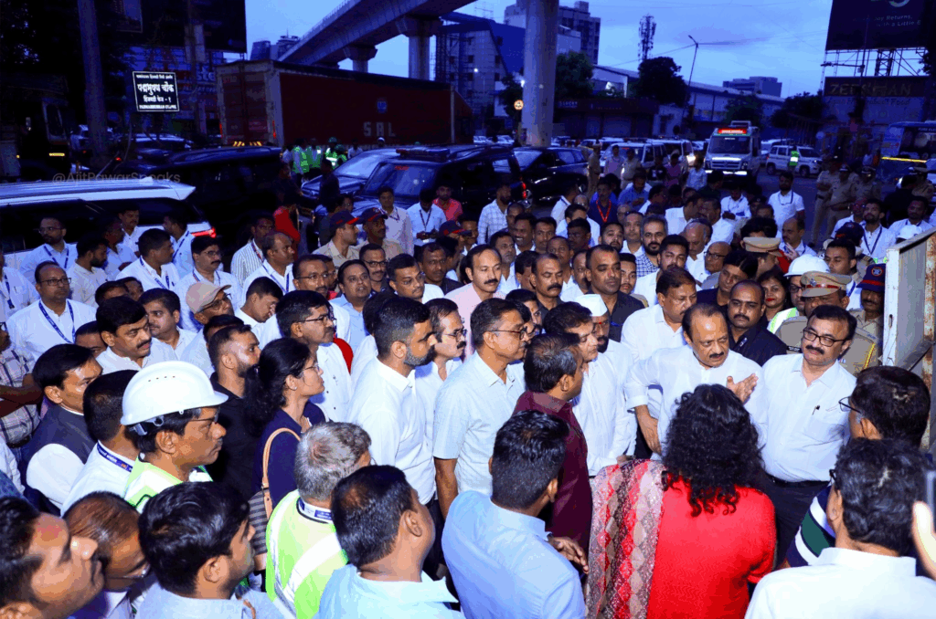 Deputy CM Ajit Pawar Inspects Hinjawadi’s Traffic and Infrastructure Issues, Demands Swift Action 2 Hinjawadi traffic and infrastructure issues