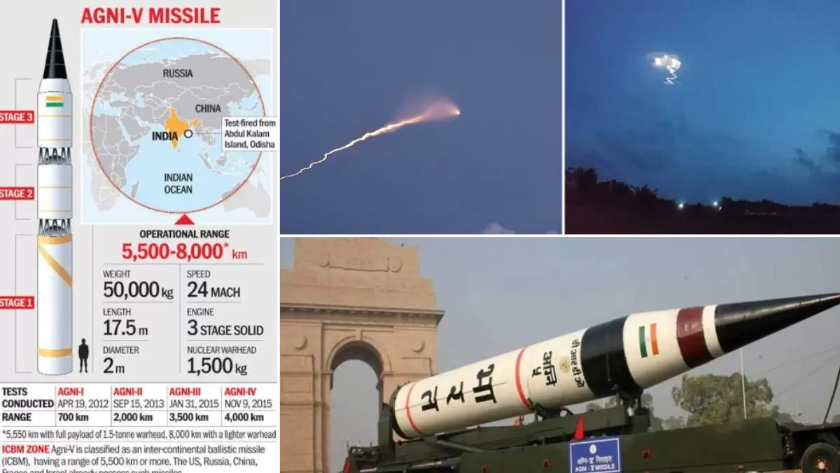 Agni 5 Ballistic Missile