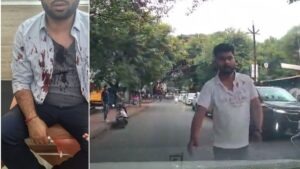 Khadki road rage assault